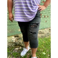 Judy Blue - Curvy High Waist Skinny Capri Jeans