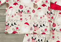Pete + Lucy - Kids Santa's Sleigh Loungewear Set