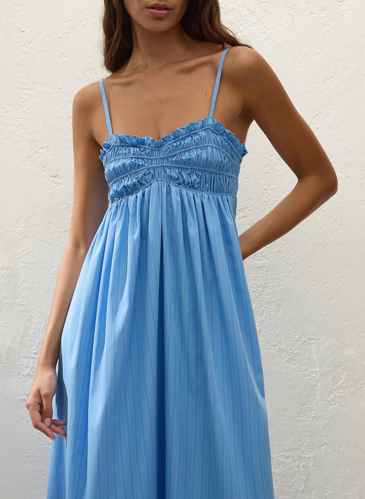 Faithfull The Brand - Presa Sweetheart Neckline Maxi Dress