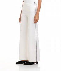 Karen Kane - Contrast Piped Wide-leg Pants