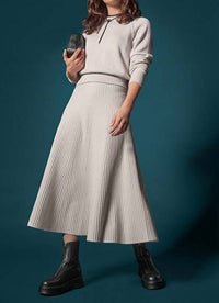 Lilla P - Flared Knit Skirt
