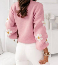Threaded Pear - Mariah Floral Pattern Sweater
