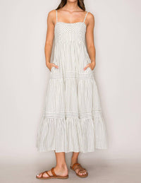 Curds & Whey - Striped Sleeveless Dress