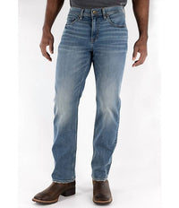 DEVIL-DOG Creswell Bootcut Jeans in medium stone - men's jeans