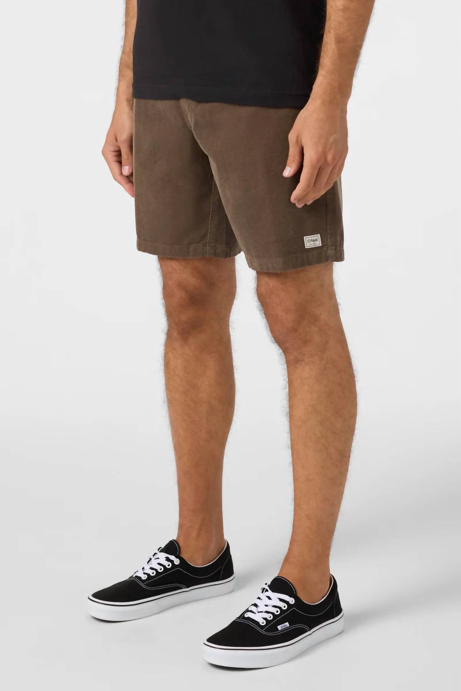 O'NEILL OG Cord Shorts in chocolate chip - men's shorts - detail view