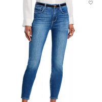 L'Agence Margot Cropped Skinny Jeans in baja - women's jeans