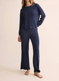 Z Supply - Elfie Silky Rib Long Sleeve Top