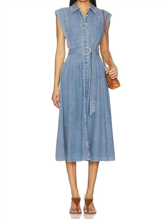 Veronica Beard - Loreta Denim Chambray Shirtdress