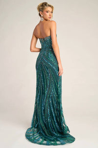Portia&Scarlett - Ps26418c Strapless Embellished Gown