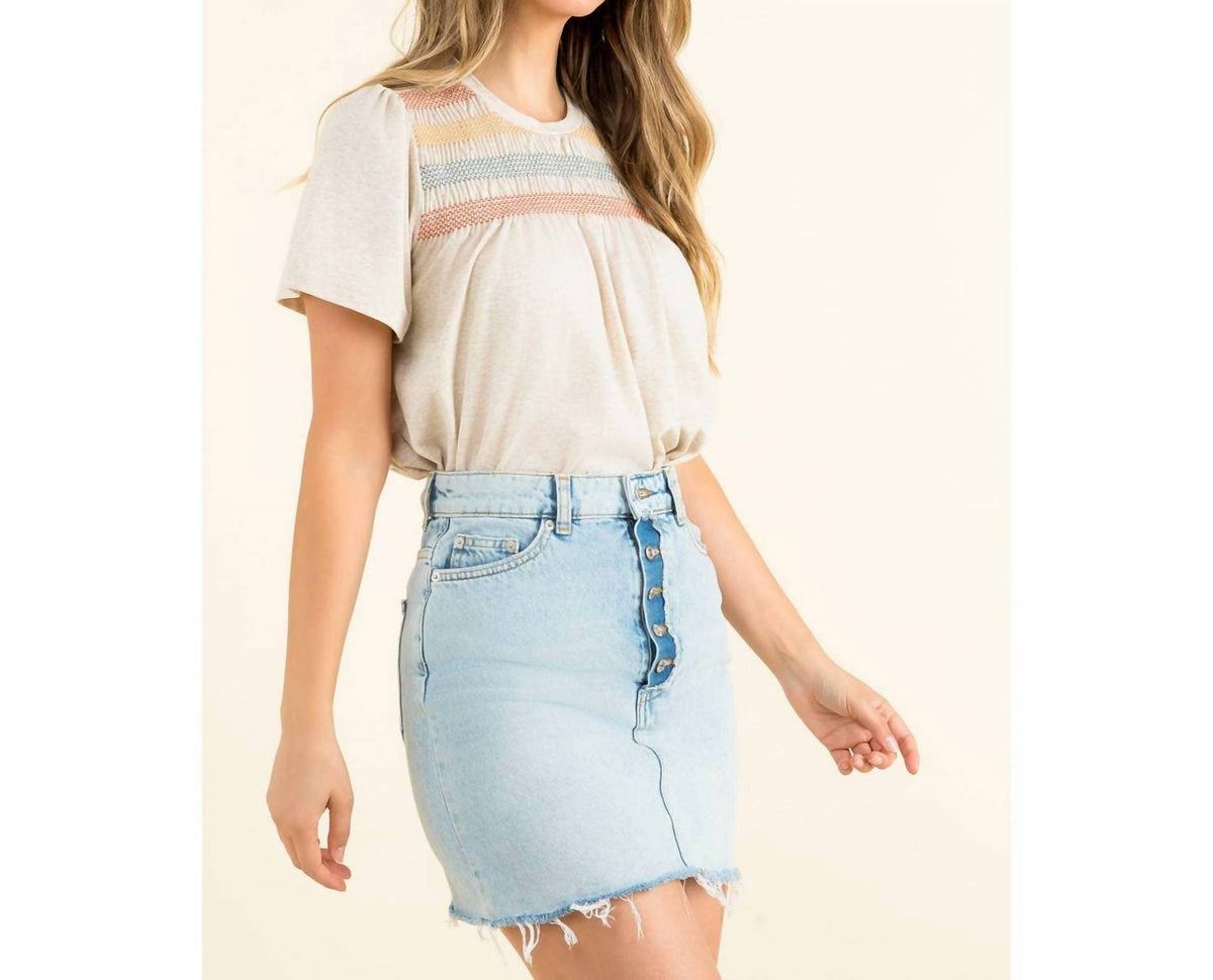 Thml - Short Sleeve Knit Top