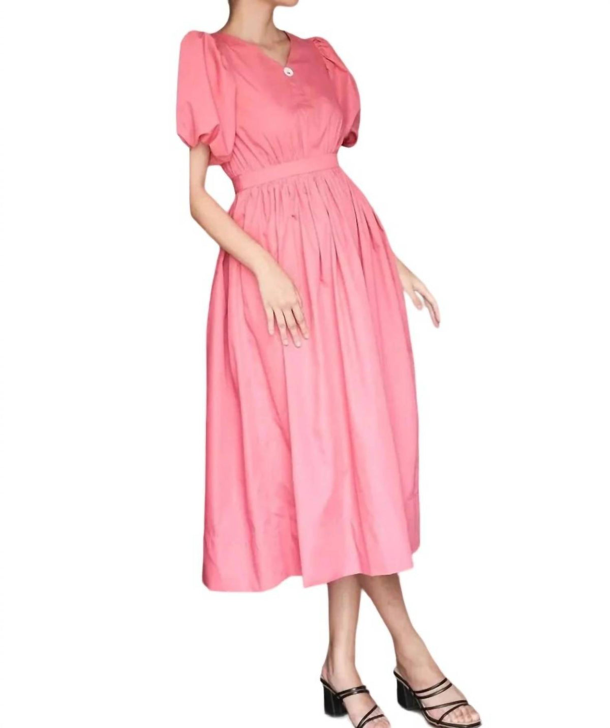 Liv Maternity - Poplin Midi Dress