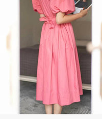Liv Maternity - Poplin Midi Dress