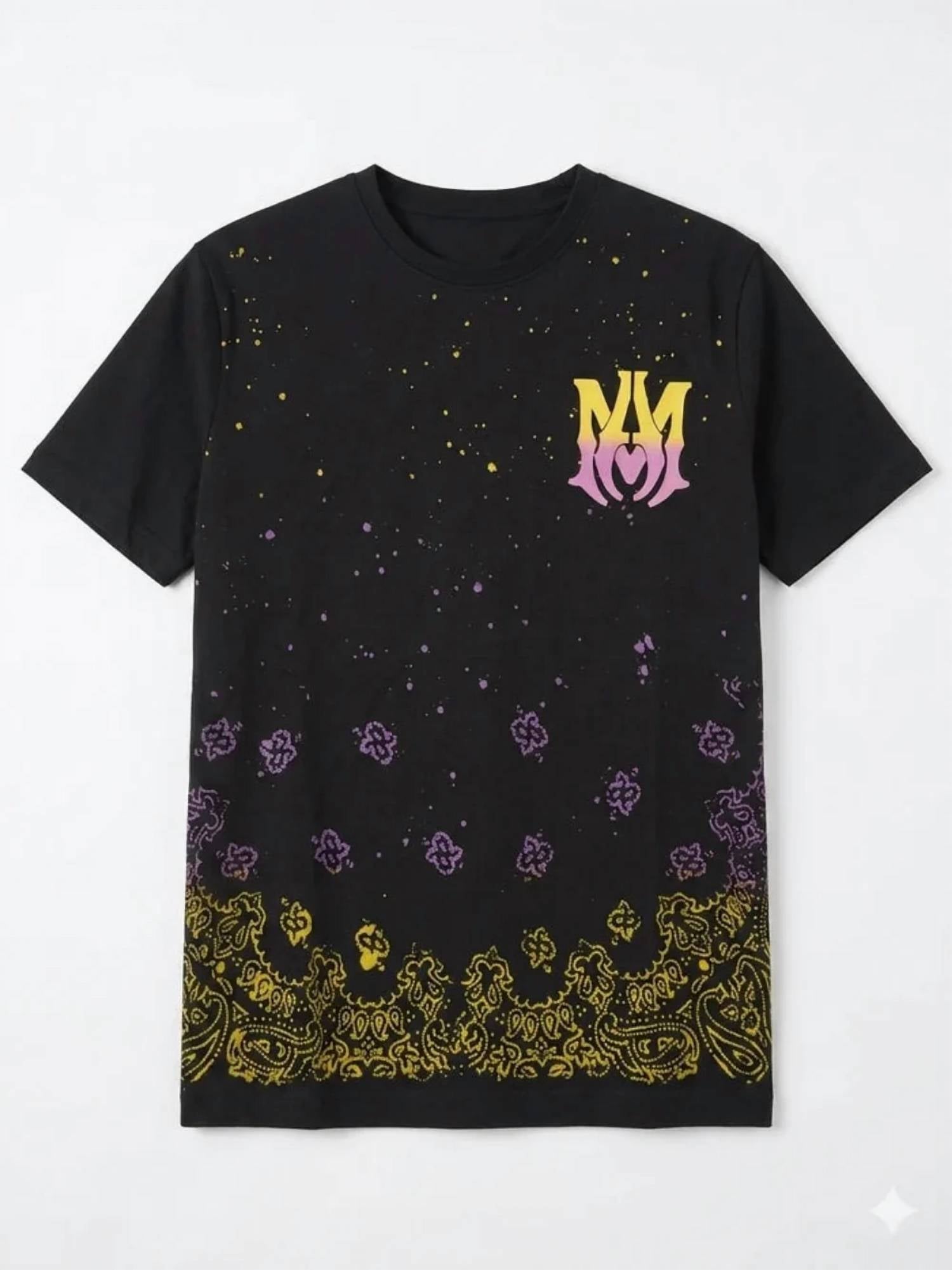 Amiri - Men's Bandana Bleach Ma Logo T-shirt