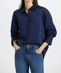 Derek Lam - Alina Sequin Collar Shirt