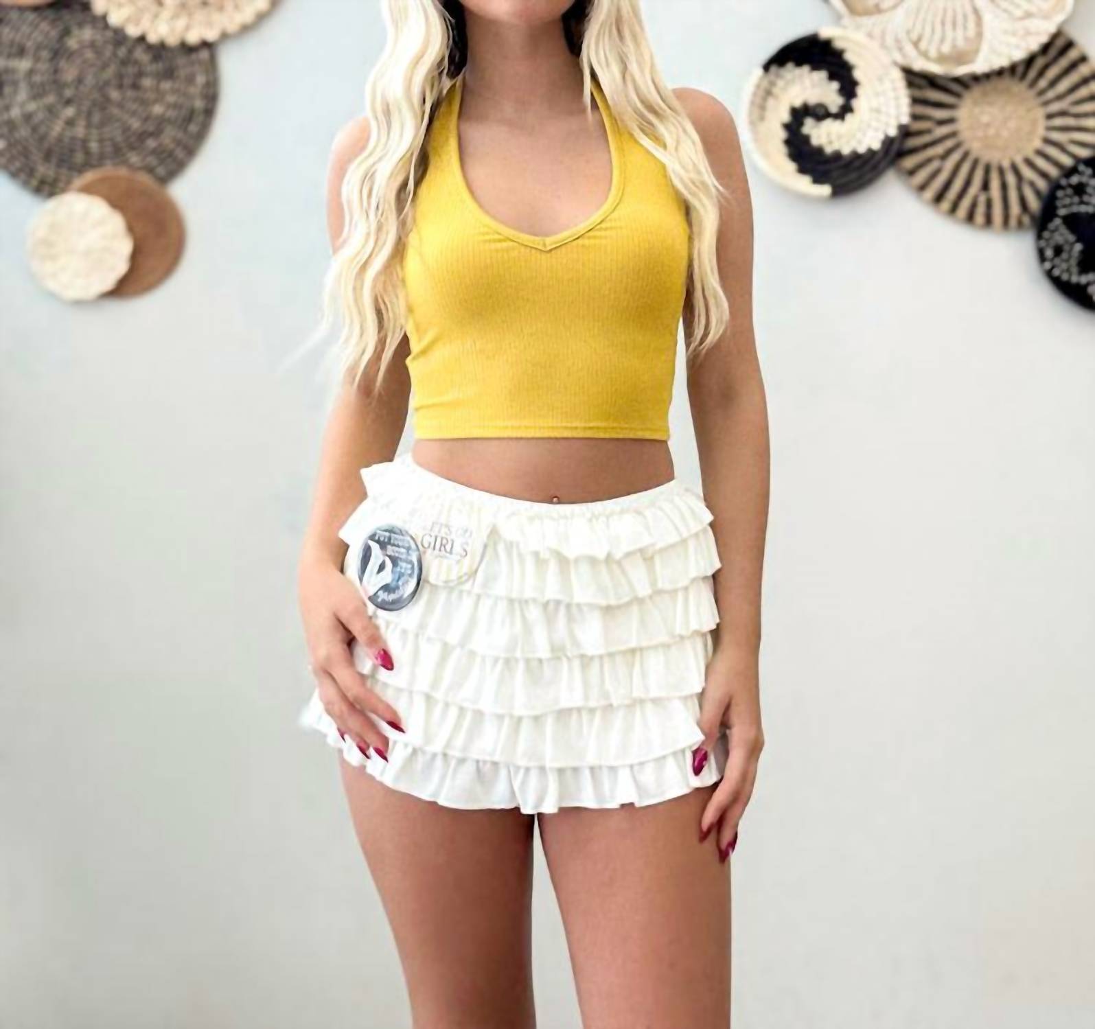 Better Be - Center Stage Ruffle Skort