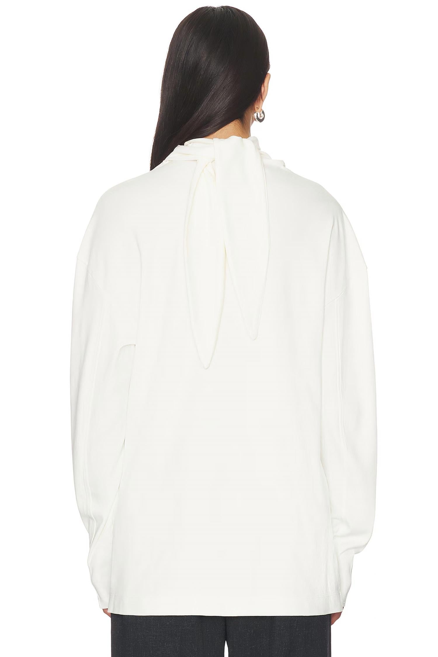 Eaves - Lene Tie Neck Tee
