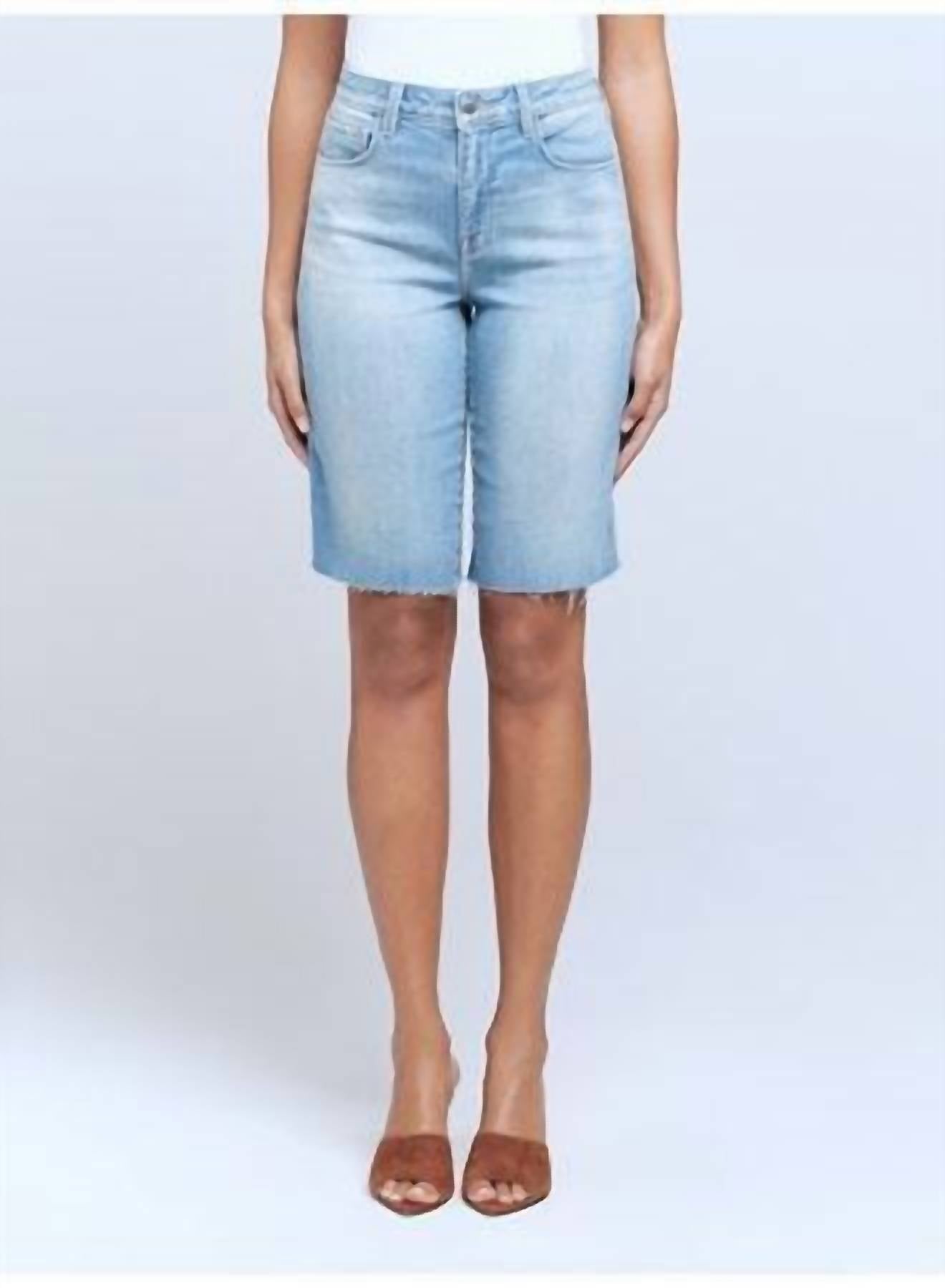L'Agence TAYLOR HIGH RISE DENIM SHORT in ashford - women's shorts