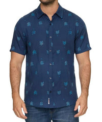Flags & Anthem - Dyer Chevron Print Shirt