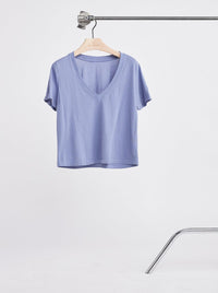 Self Contrast - Frankie V-neck Baby Tee