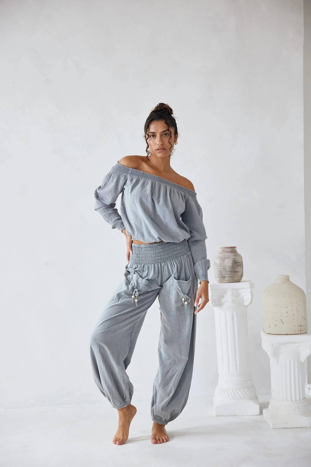 Blanco By Nature - Solange Off Shoulder Top