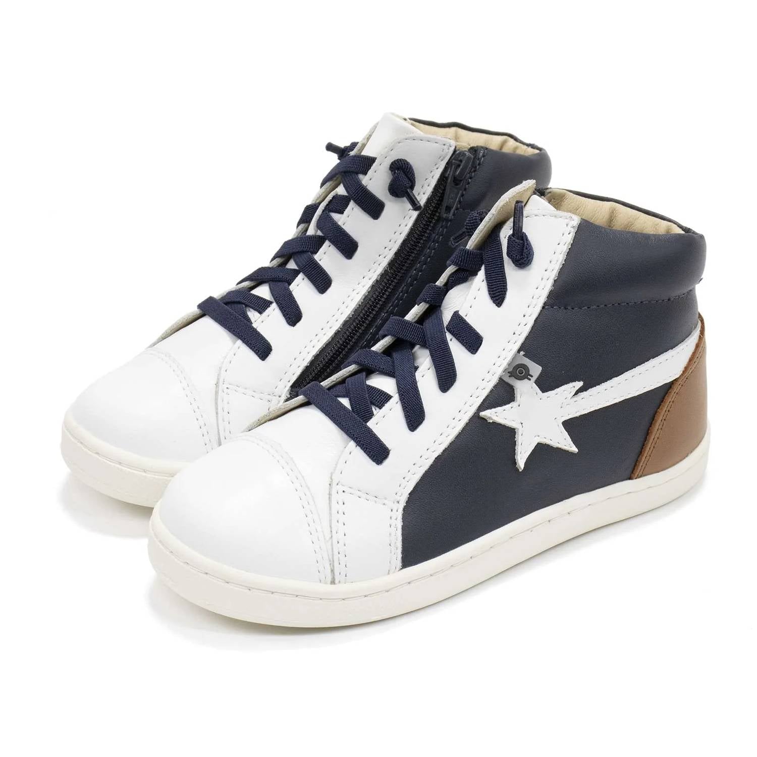 Oldsoles - Boy's Shoot High Casual Sneaker