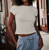 Free People - Wait A Minute Baby Tee