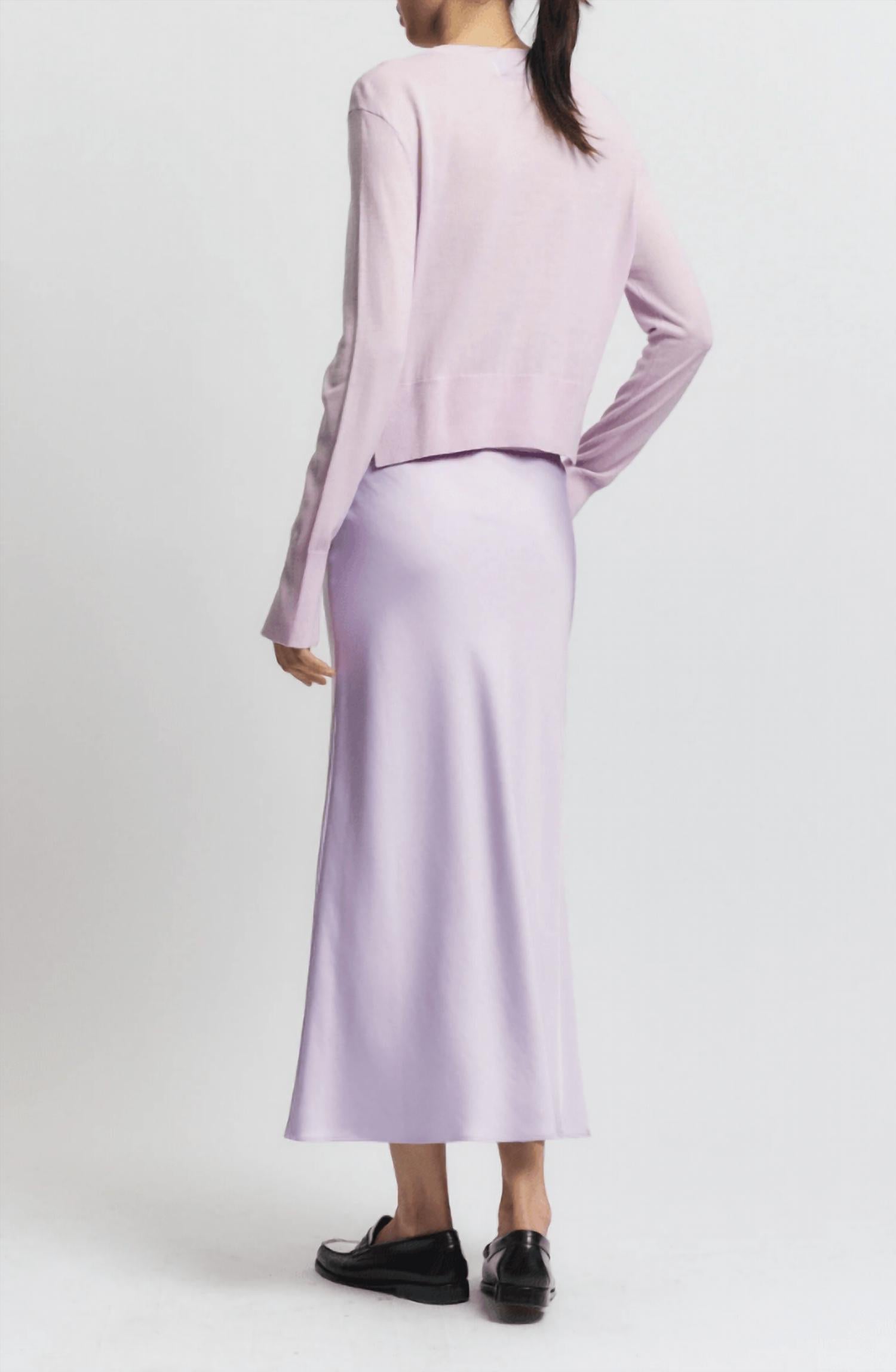 Saint Art - Talia Charmeuse Maxi Skirt