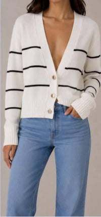 Michael Stars - Tracey Stripe Cardigan