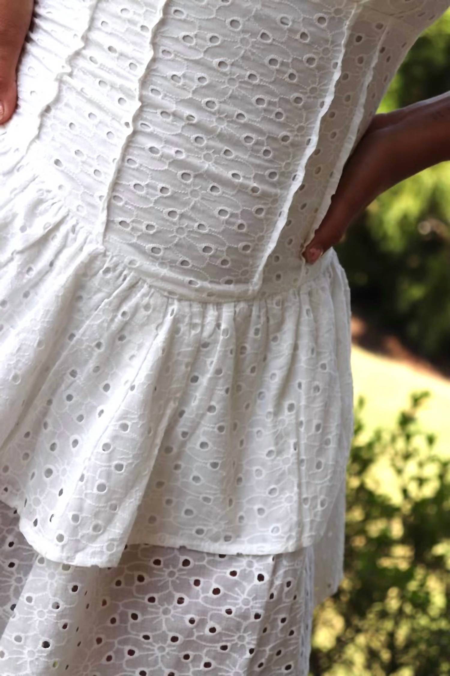 Baby Pink - Women's So Divine Eyelet Dress