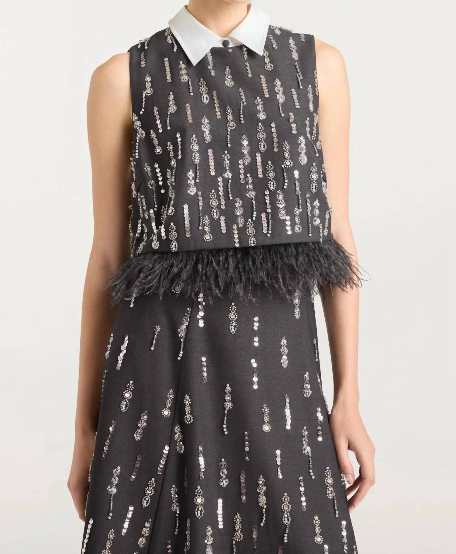 Cinq A Sept - Selene Button Closure Top