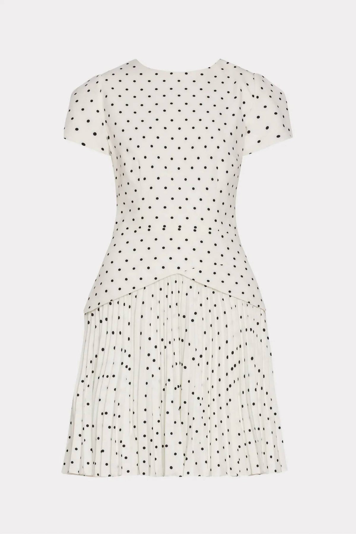 Milly - Women's Haddy Short Sleeve Polka Dot Mini Dress