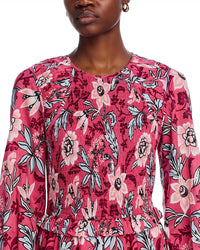 BANJANAN Mortiz Dress in bali floral haze - women's dress - view 4