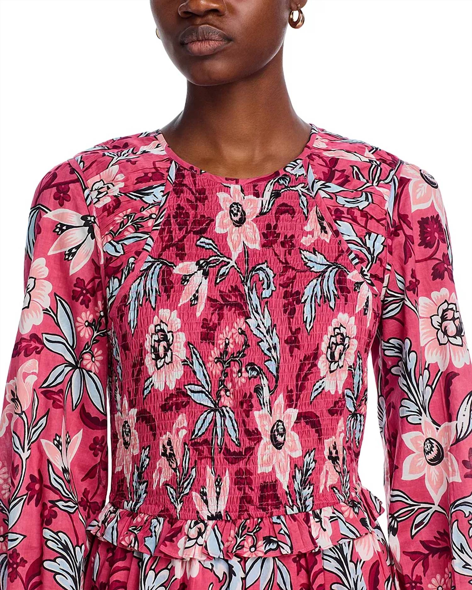 BANJANAN Mortiz Dress in bali floral haze - women's dress - view 4