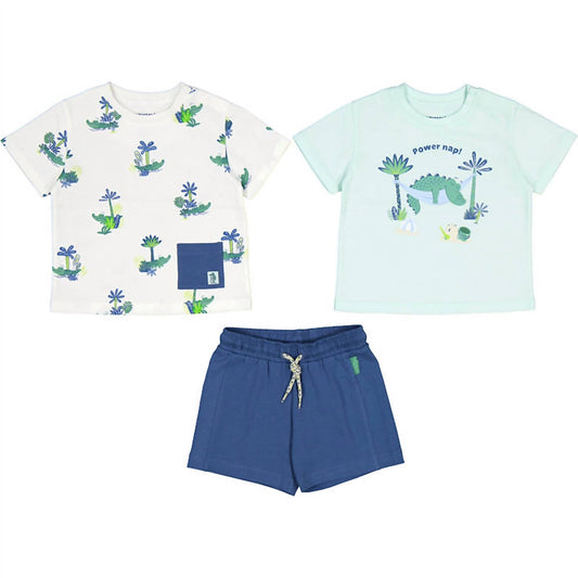 Mayoral - Boy's 2-Shirt and Short Set