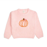Sweet Wink - Kid's Coquette Pumpkin Knit Sweater