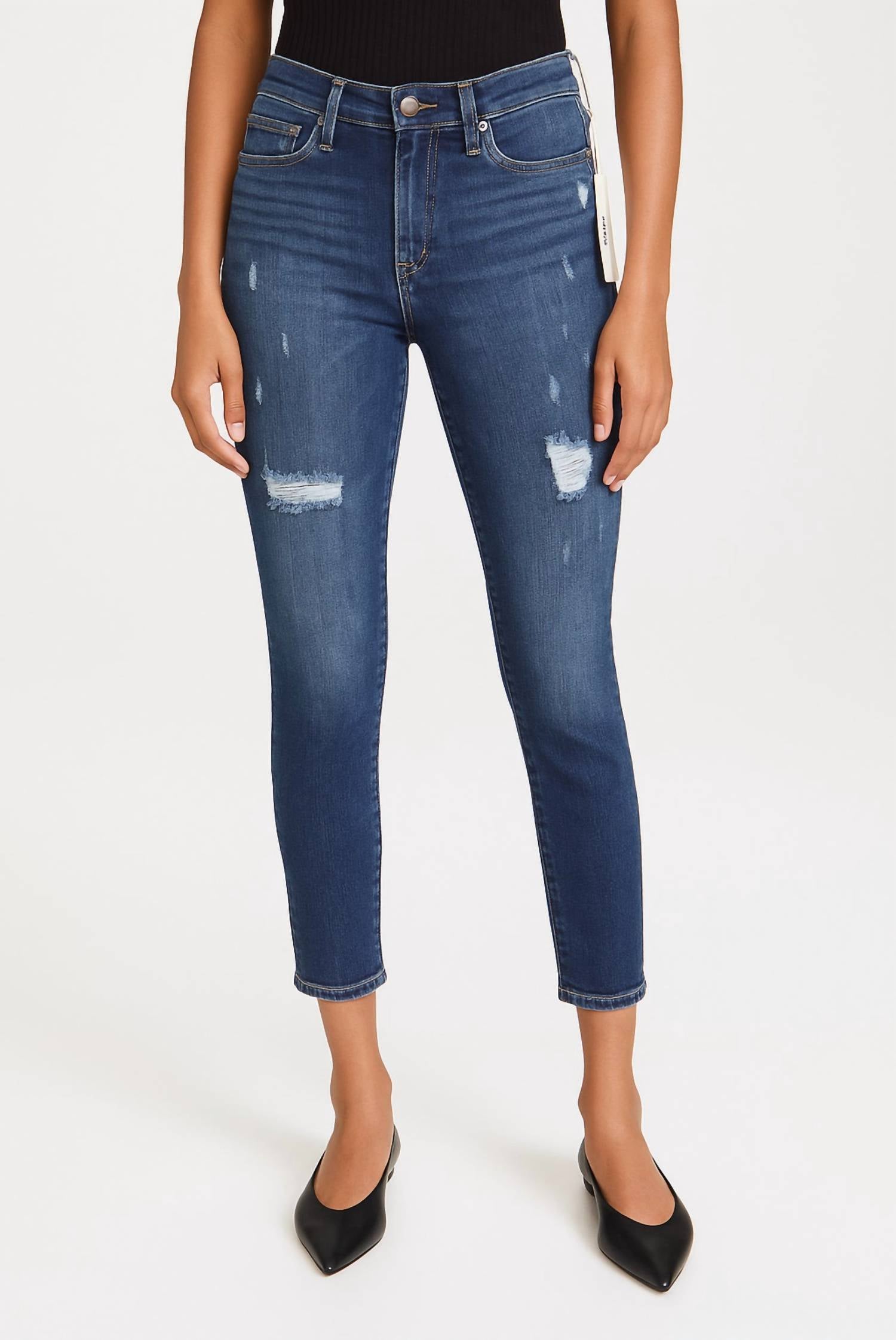 Hudson - Hudson Nico Midrise Ankle Distressed Jeans