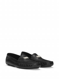 Dolce & Gabbana - Men's Logo Plaque Almond Toe Loafer