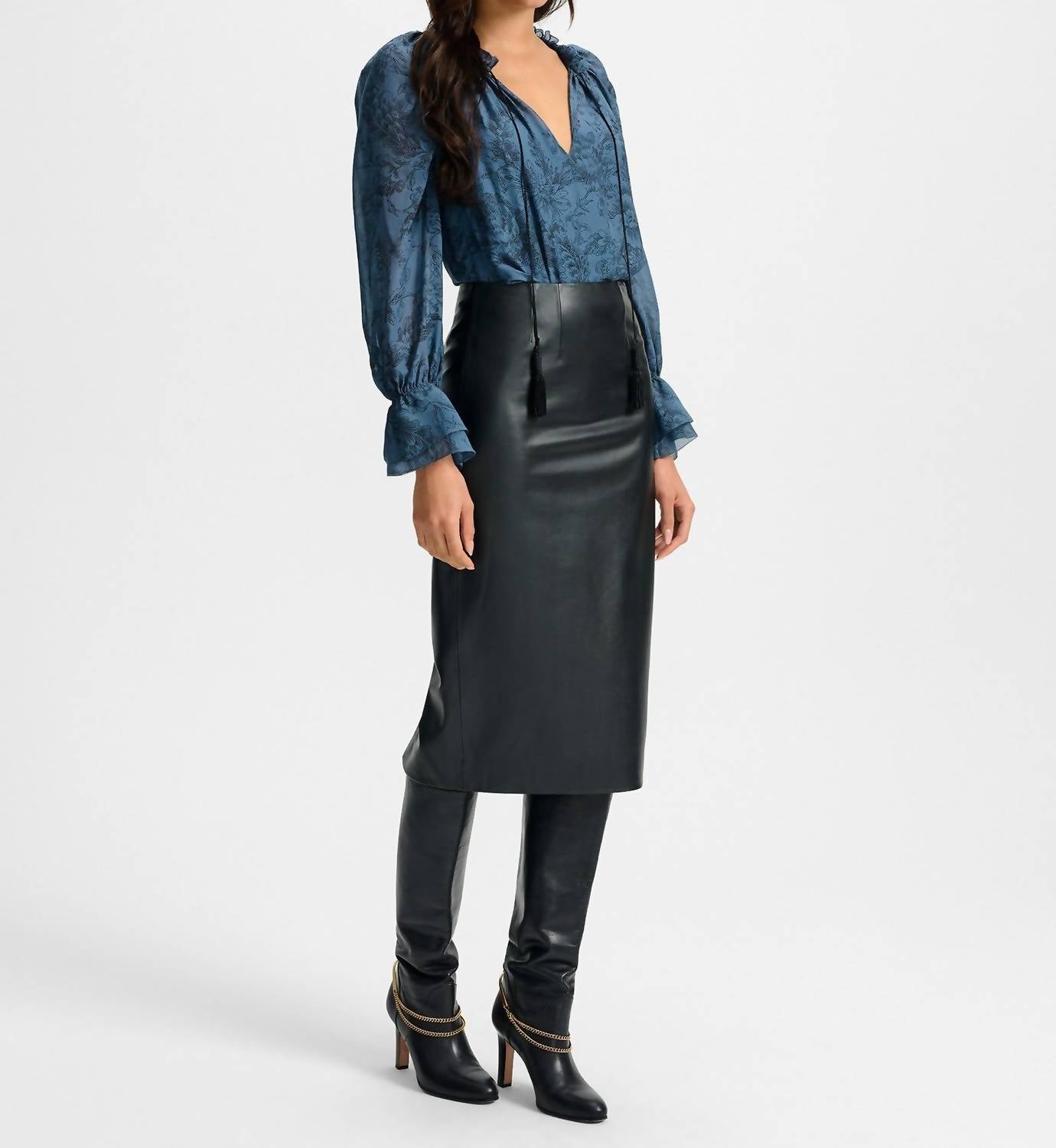 Veronica Beard - Holmes Midi Pencil Skirt