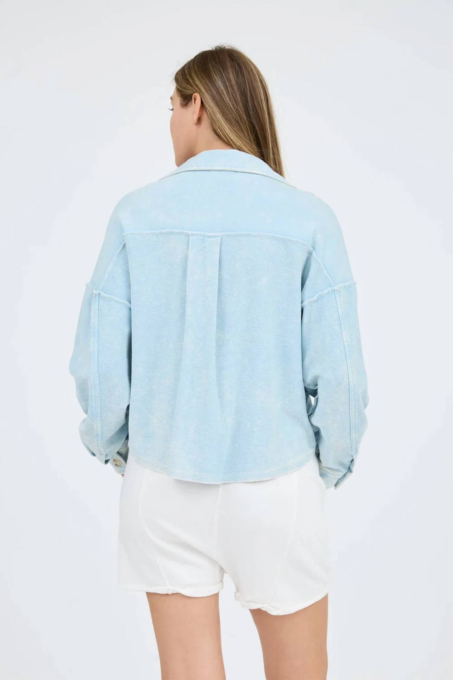 Blu Pepper - Vintage Wash Shacket