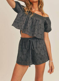 Sage The Label - Bluebell Woods Crop Top