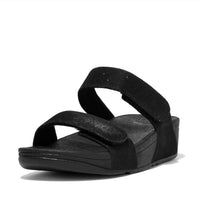 Fitflop - Women's Lulu Adjustable Shimmerlux Slides