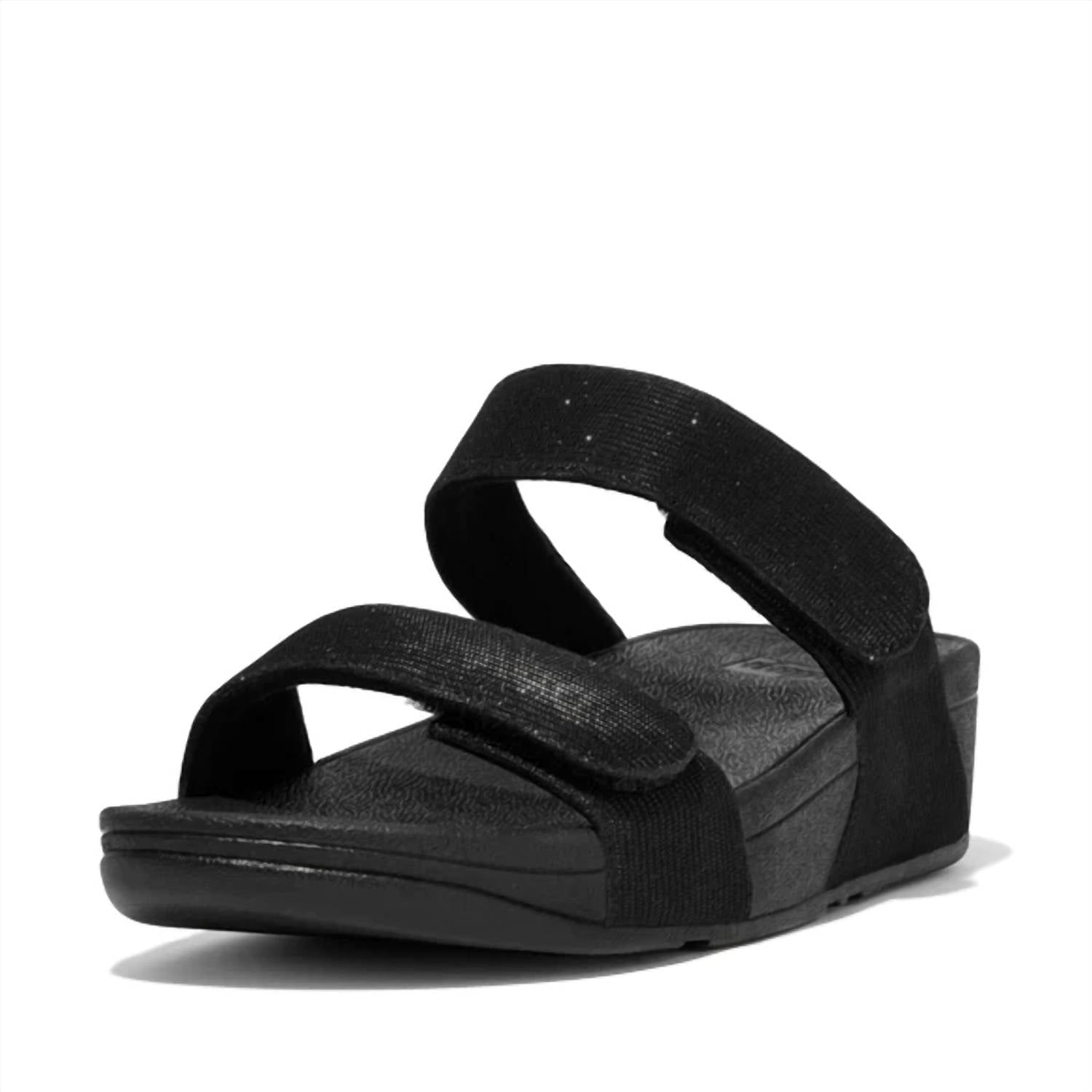 Fitflop - Women's Lulu Adjustable Shimmerlux Slides