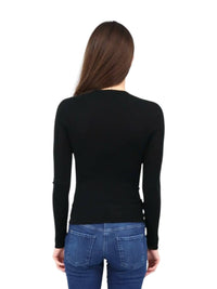 catherine gee Jennifer Sweater in black - women's sweater - detail view