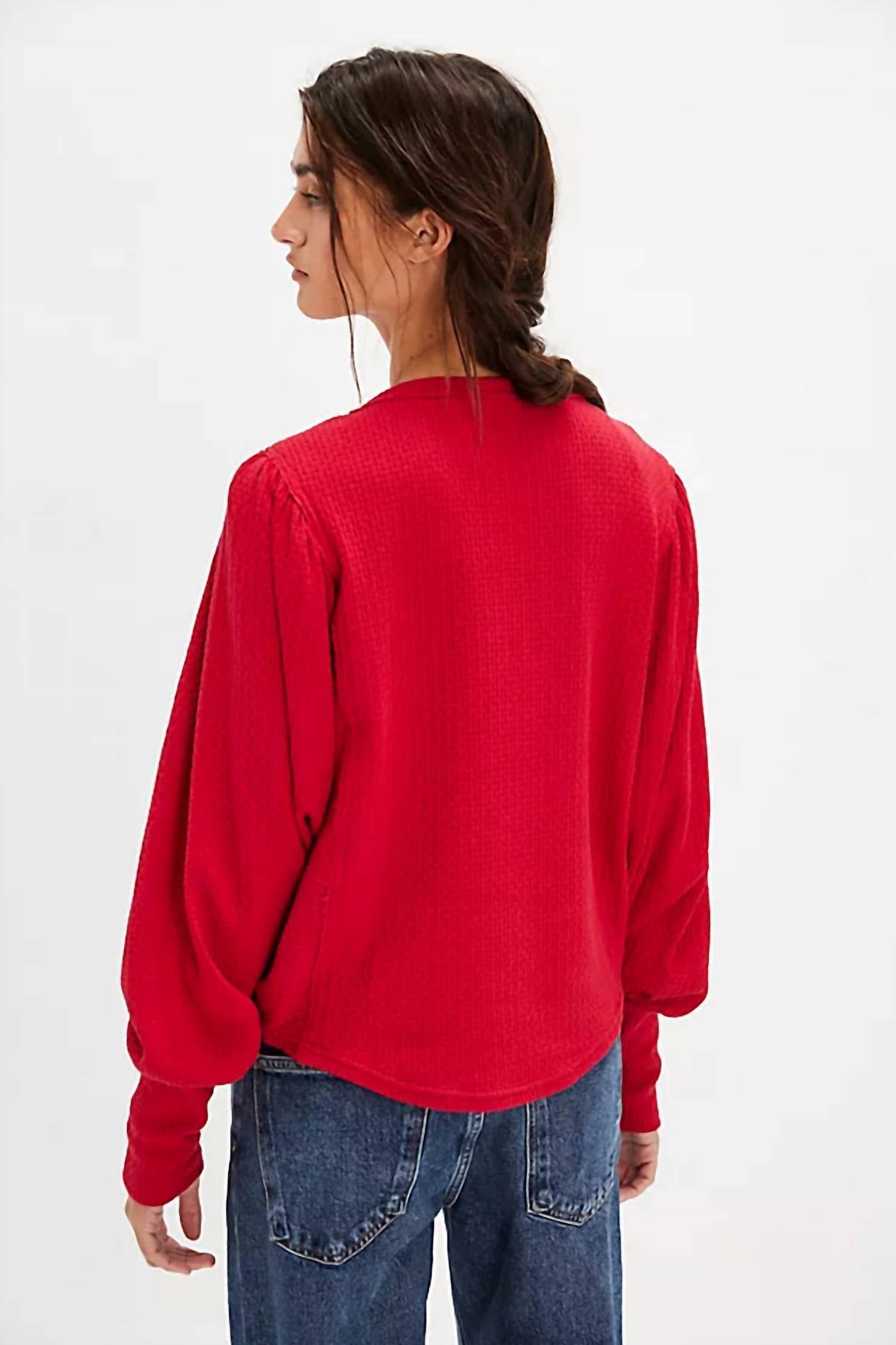 Free People - Quinn Knit Thermal Top