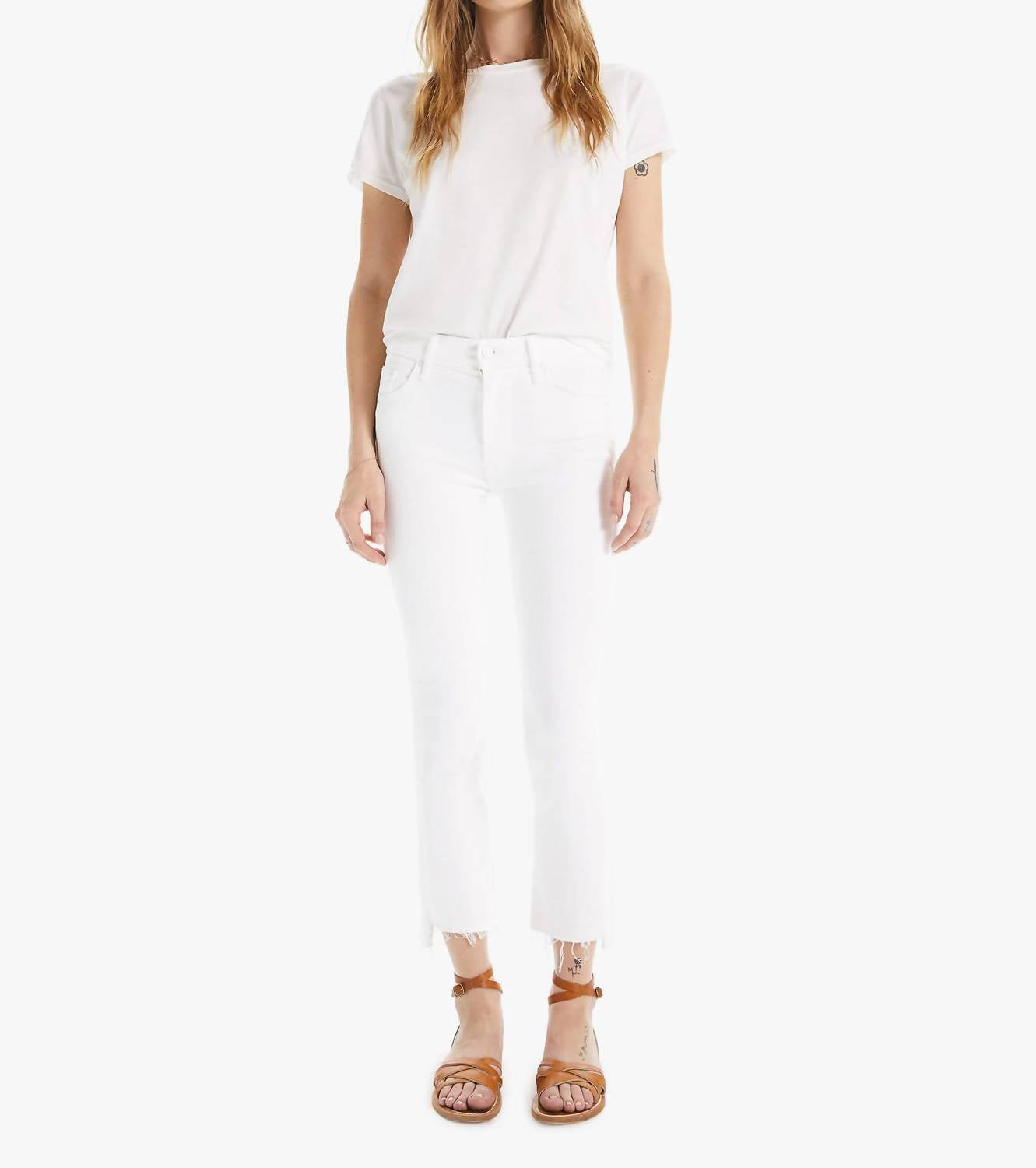 Mother - Insider Crop Step Fray Jeans