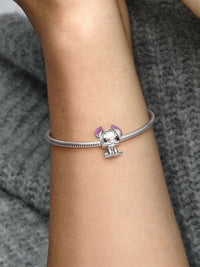 Pandora Women's Disney Lilo & Stitch Charm in silver - women's item - detail view