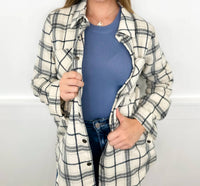 Mystree - Finding The Way Fleece Long Sleeve Shacket