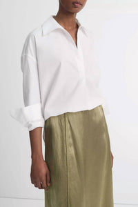 Vince - Cotton Half Placket Shirt