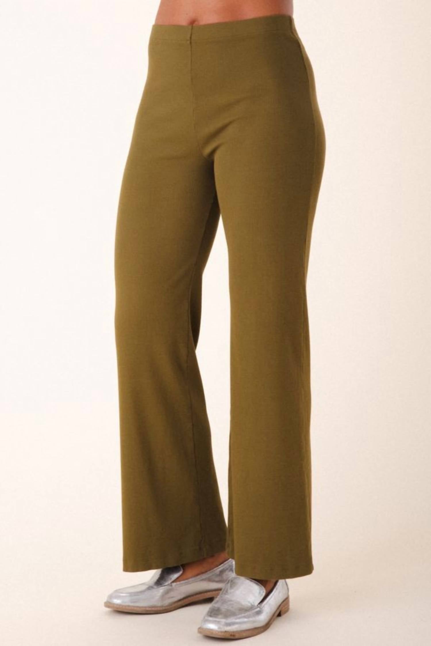 PRAIRIE UNDERGROUND Easy Rider Pants in herb rib - women's pants