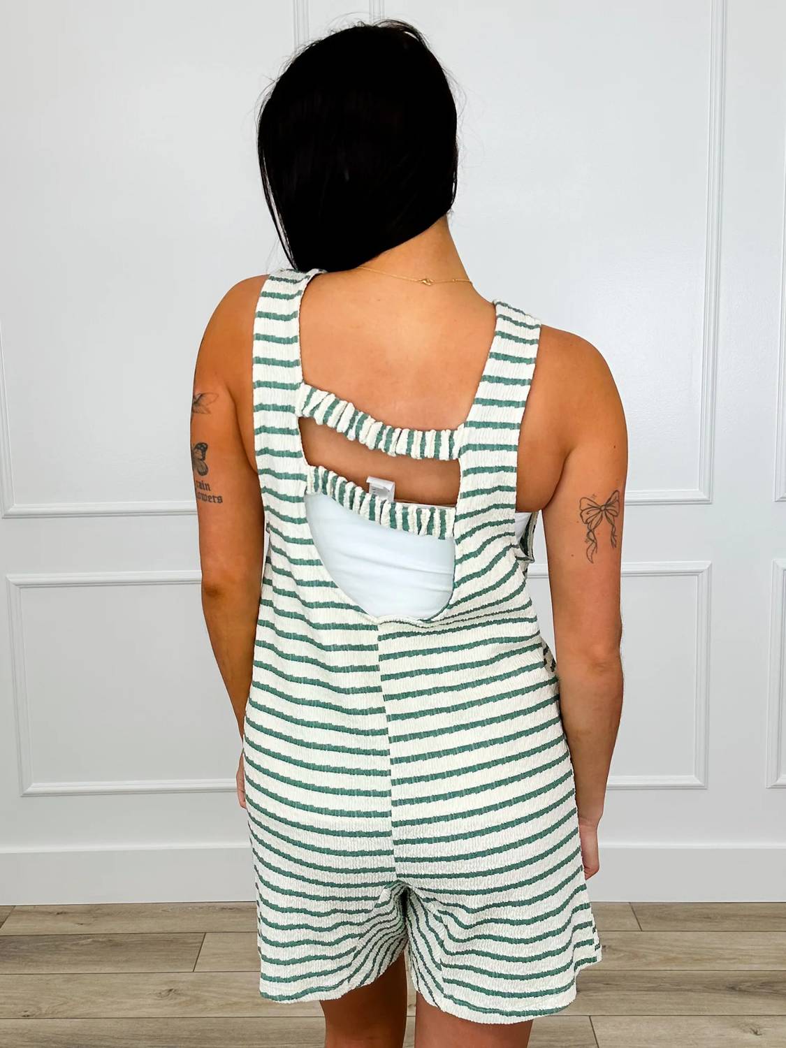 Jade By Jane - Smooth Sailing Cotton Blend Romper